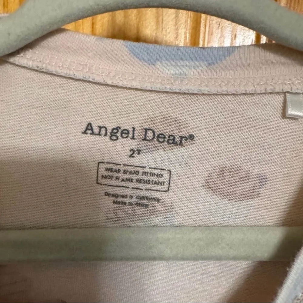 Angel Dear Blush Pink Tea Time Print Long-Sleeve Pajama Set